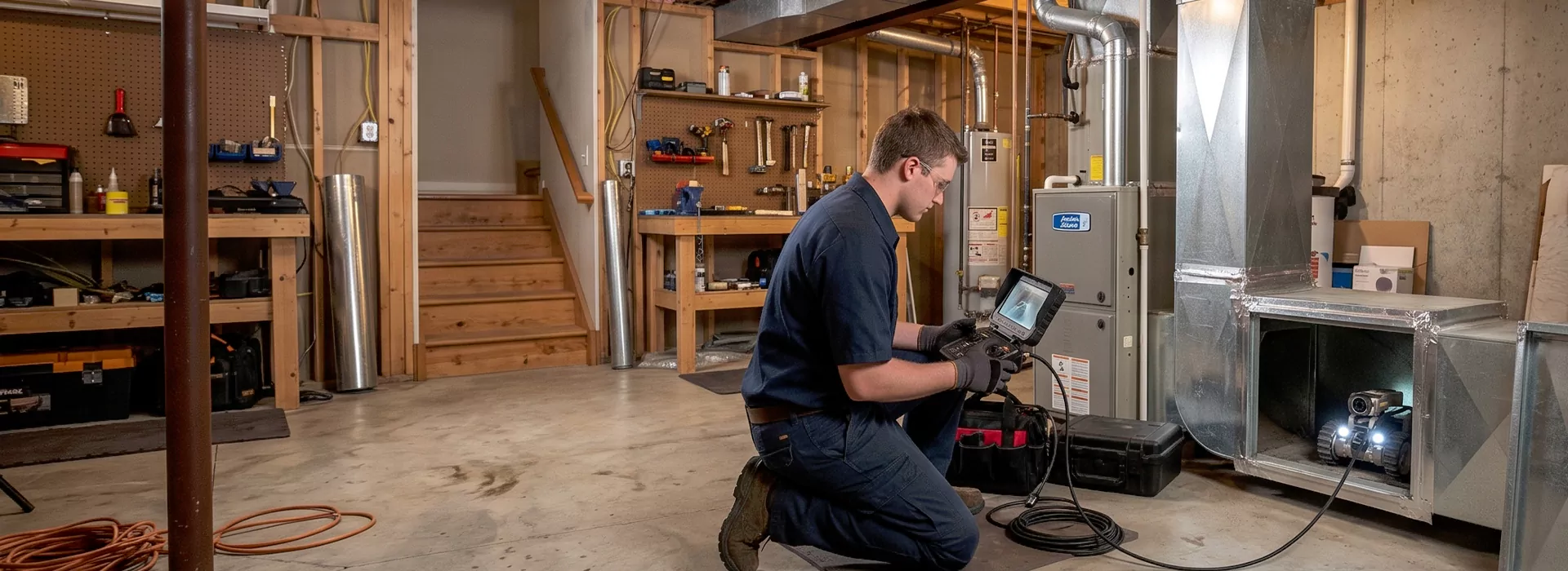 Robotic Duct Inspection Plano, Texas