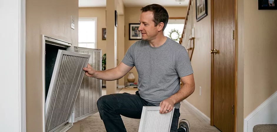 AC Air Filter Replacement in Plano, TX