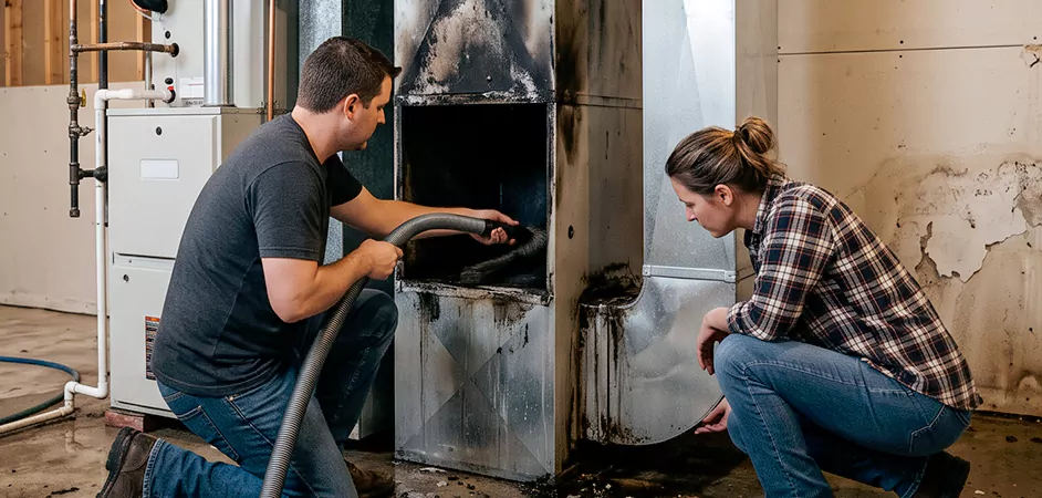 Fire and Flood Duct Restoration in Plano, TX