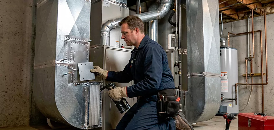 Supply and Return Plenum Repair in Plano
