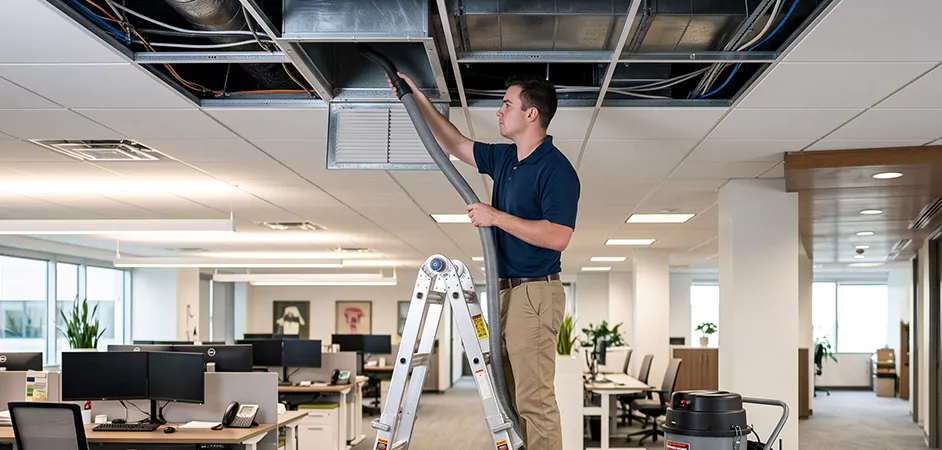 Restaurant Dining Room Duct Cleaning in Plano