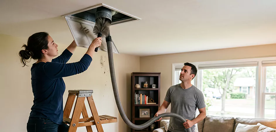 Roof and Wall Exhaust Cap Cleaning in Plano
