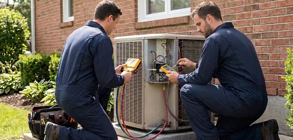 Heat Pump Inspection in Plano