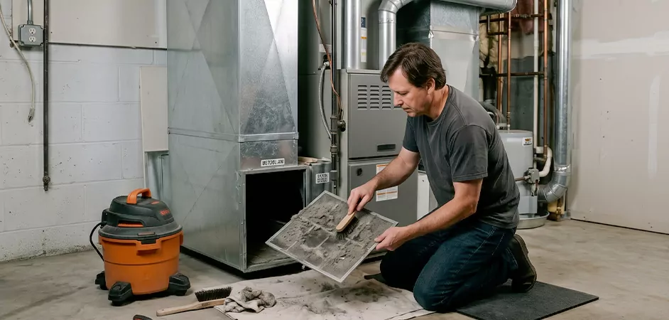 Dryer Lint Trap Maintenance in Plano
