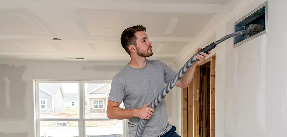 Multifamily New Construction Duct Cleaning in Plano
